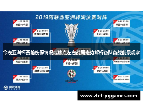 今晚亚洲杯赛前伤停情况成焦点左右战局走势解析各队备战前景观察 今晚亚洲杯赛前伤停情况成焦点左右战局走势解析各队备战前景观察